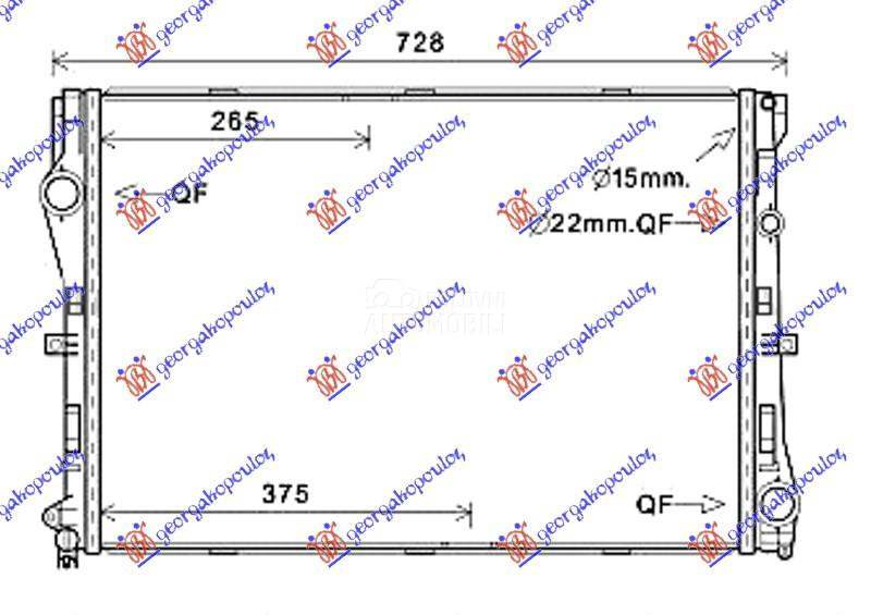 HLADNJAK MOTORA BENZIN/DIZEL (