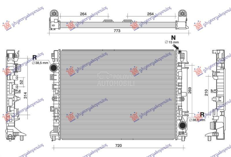 HLADNJAK MOTORA 4.0 BENZIN (MA