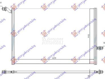 HLADNJAK MOTORA DODATNI BENZIN za Mercedes Benz C Klasa od 2015. do 2018. god.