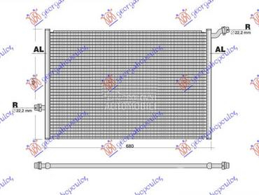HLADNJAK MOTORA DODATNI 1.6/2. za Mercedes Benz E Klasa od 2020. do 2023. god.