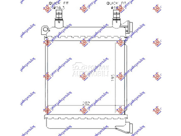 HLADNJAK MOTORA DODATNI za BMW X1 od 2019. do 2022. god.