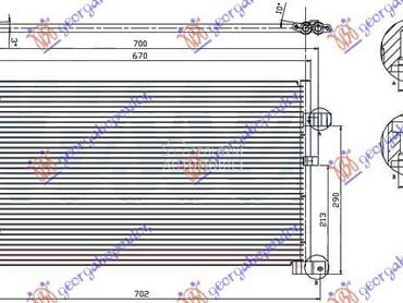 HLADNJAK KLIME ZA SVE... za Ford Mondeo od 2000. do 2007. god.