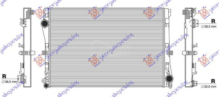 HLADNJAK MOTORA 1.6 DIZEL (MAN