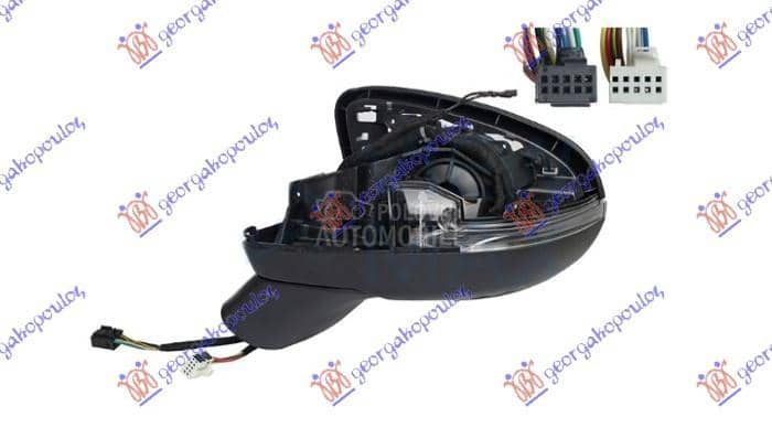 RETROVIZOR EL. SA GREJ. Levo