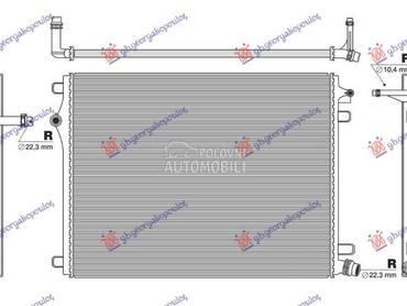HLADNJAK MOTORA DODATNI 1.5/2. za Mercedes Benz C Klasa od 2021. do 2025. god.