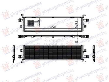 HLADNJAK MOTORA DODATNI BENZIN za Mercedes Benz C Klasa od 2021. do 2025. god.