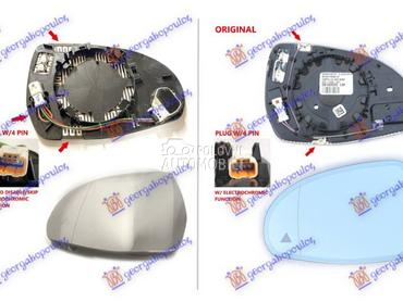 STAKLO RETROVIZORA SA GREJACEM za Mercedes Benz E Klasa od 2023. do 2025. god.