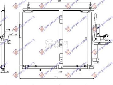 HLADNJAK KLIME 260/280... za Mercedes Benz E Klasa od 1993. do 1995. god.