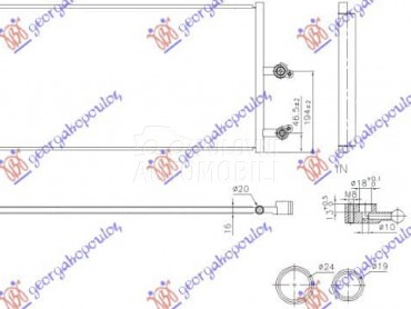 HLADNJAK KLIME 2.0 HIBRID... za Volvo V60 Cross Country za 2018. god.