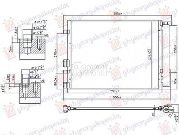 HLADNJAK KLIME za Hyundai i20 od 2008. do 2012. god.