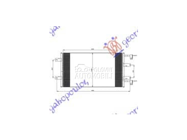 HLADNJAK KLIME 2.5 DTi... za Opel Ostalo od 2002. do 2006. god.