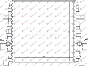 HLADNJAK MOTORA DODATNI... za Audi Q7 od 2009. do 2015. god.