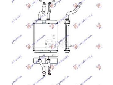 GREJAC KABINE za Alfa Romeo 156 od 2003. do 2005. god.