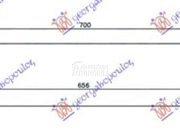 HLADNJAK INTERKULERA... za Volvo V50 od 2007. do 2012. god.