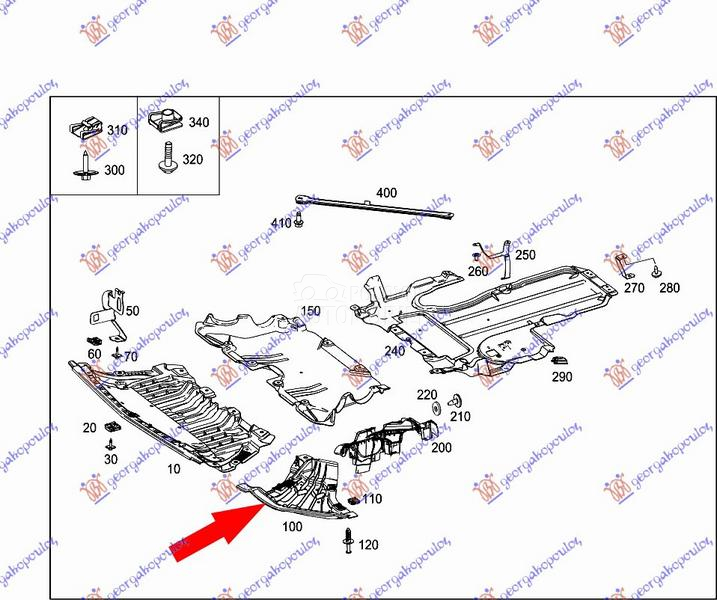 ZASTITA MOTORA BOCNA (AMG LINE