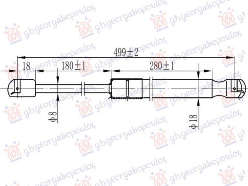 AMORTIZER GEPEK VRATA