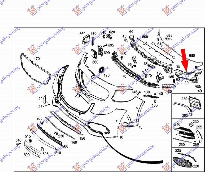 NOSAC PREDNJEG BRANIKA SPOLJAS