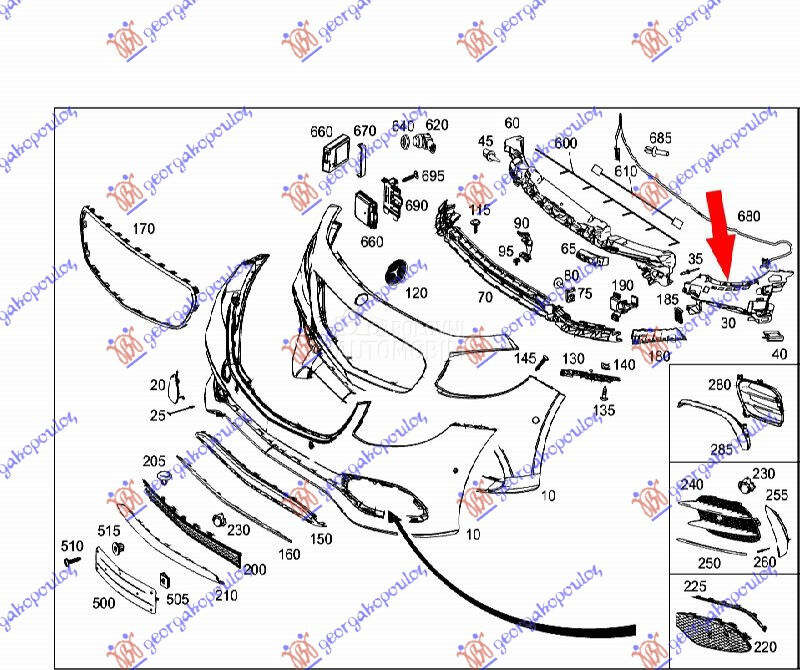NOSAC PREDNJEG BRANIKA SPOLJAS