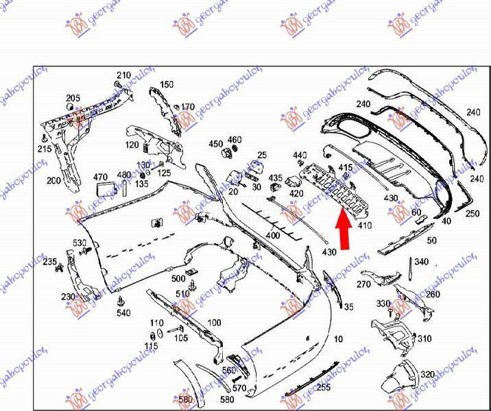 NOSAC SENZORA ZADNJEG BRANIKA