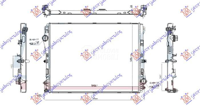 HLADNJAK MOTORA 2.0 BENZIN/HIB