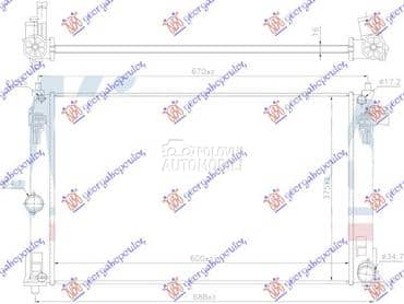 HLADNJAK MOTORA 1.6 BENZIN za Toyota Corolla za 2019. god.