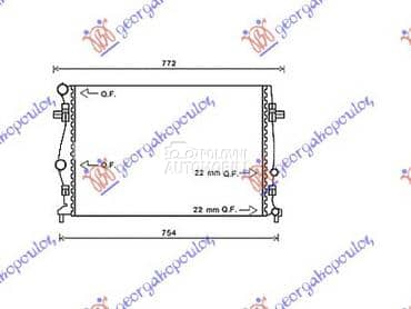 HLADNJAK MOTORA 1.2 TSi BENZIN za Seat Leon od 2013. do 2017. god.