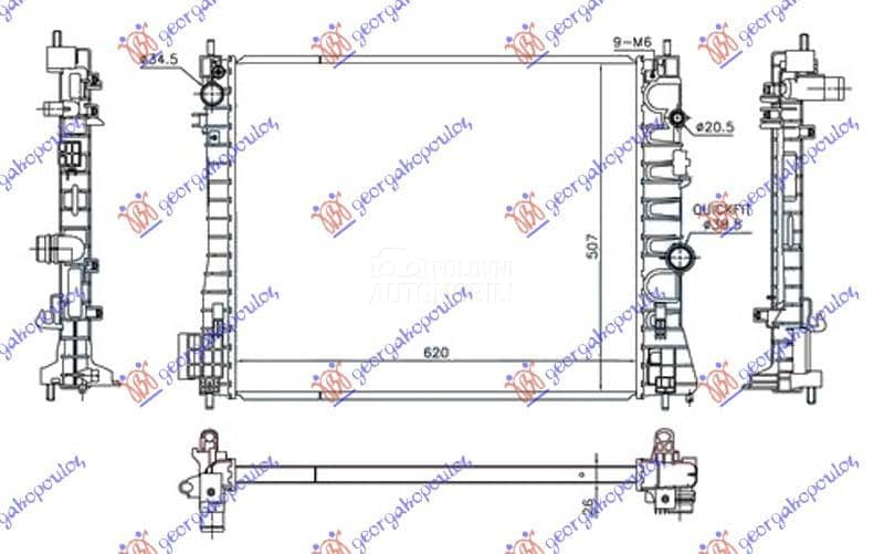 HLADNJAK MOTORA 1.7...