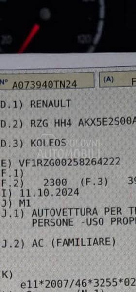 Renault Koleos 2.0dci 4x4 INITIALE