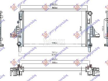 HLADNJAK MOTORA 0.7 BENZIN (MA za Smart ForTwo od 2003. do 2007. god.