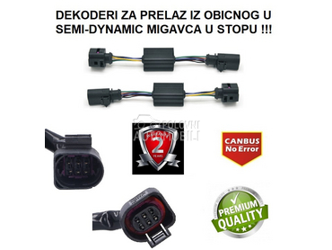 STOP LED DECODERI SEMI-DYNAMIC za Audi A8, S8, Ostalo