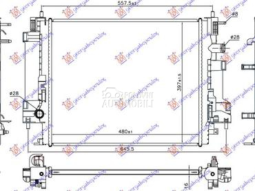 HLADNJAK MOTORA 0.9 TURBO / 1. za Renault Twingo od 2019. do 2025. god.