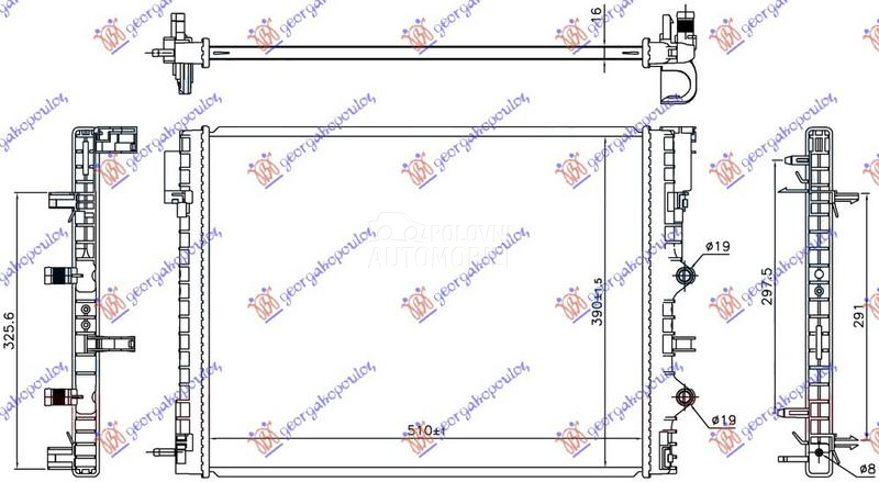 HLADNJAK MOTORA DODATNI 0.9 TU
