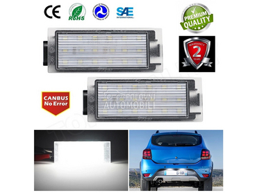LED SIJALICE ZA TABLICE TIPSKE za Dacia Logan, Sandero, Ostalo