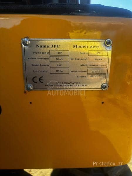JCB Jpc kv 12