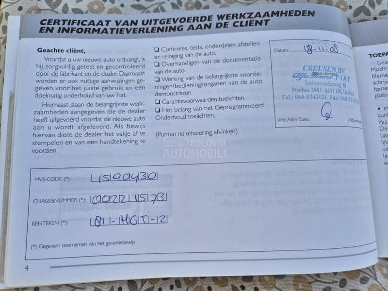 Fiat 500 1.2b PA.NO P.sen.zo