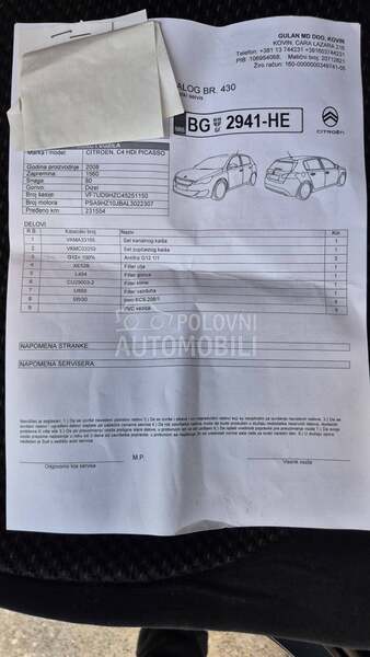 Citroen C4 Picasso 1.6 HDi