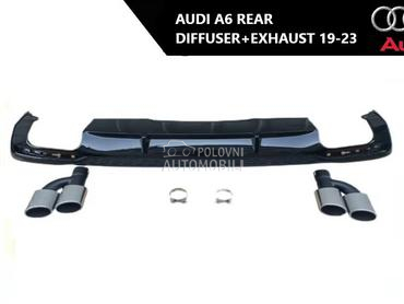 Zadnji difuzor sa auspuhom za Audi A6 od 2019. do 2023. god.