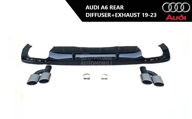 Zadnji difuzor sa auspuhom