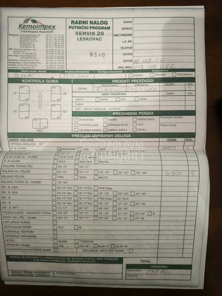 Aluminijumske felne  17" 5 x 120