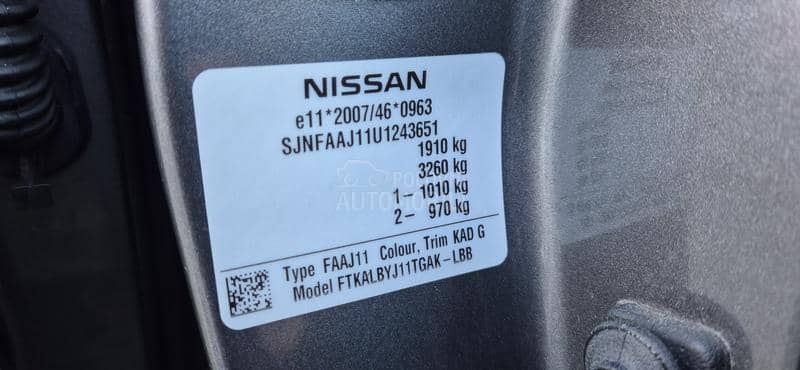 Nissan Qashqai 1.5 DCI TEKNA PAN