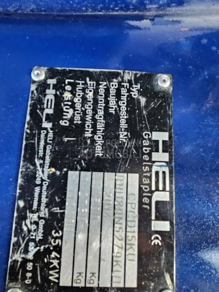Heli CPDC15 Dizel Kubota
