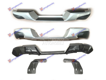 ZADNJI BRANIK SREBRNI KOMPLET za Fiat Fullback od 2016. do 2025. god.