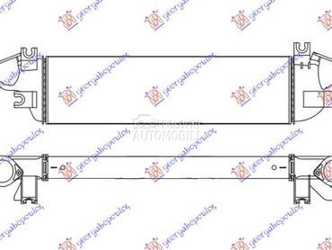 HLADNJAK INTERKULERA 2.4 DI-D za Mitsubishi L200 od 2015. do 2019. god.