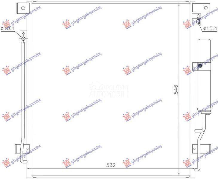 HLADNJAK KLIME 2.2/2.4 DIZEL (