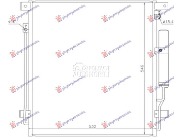 HLADNJAK KLIME 2.2/2.4 DIZEL ( za Mitsubishi L200 od 2019. do 2024. god.