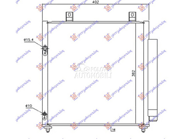 HLADNJAK KLIME ZA SVE MODELE ( za Mitsubishi Space Star od 2013. do 2016. god.