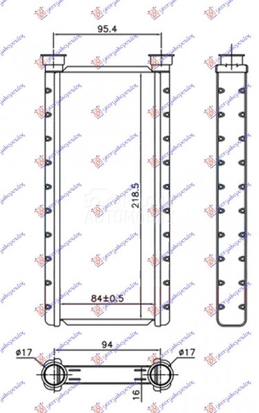 GREJAC KABINE (85x220x16)