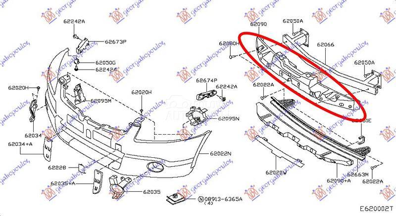 APSORBER PREDNJEG BRANIKA GORN