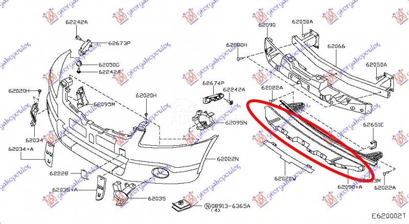 APSORBER PREDNJEG BRANIKA DONJ