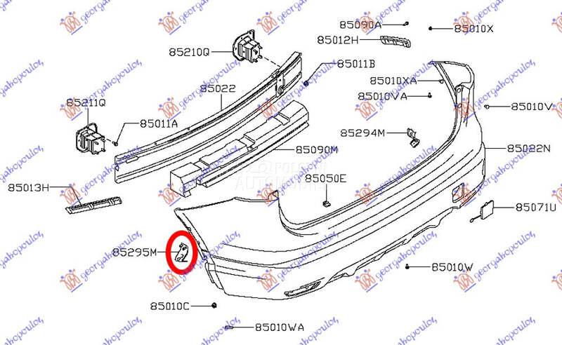 NOSAC ZADNJEG BRANIKA BOCNI ME